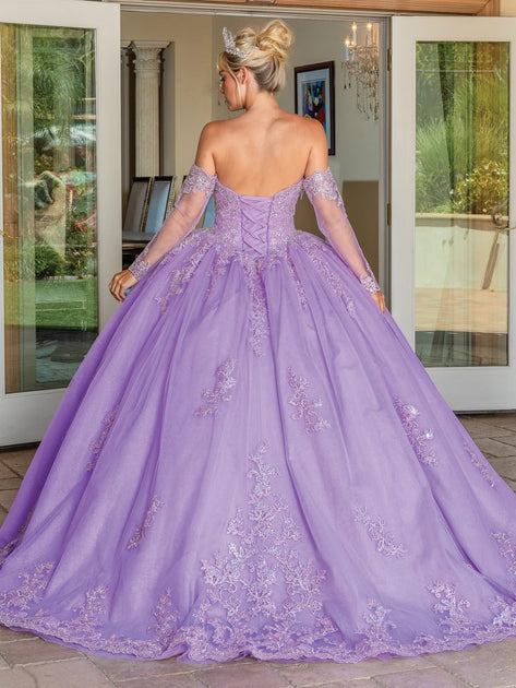 最終価格:Christian Dior紫色レース付きキャミソールセット Quinceanera Dress 321691 – Gemini Bridal