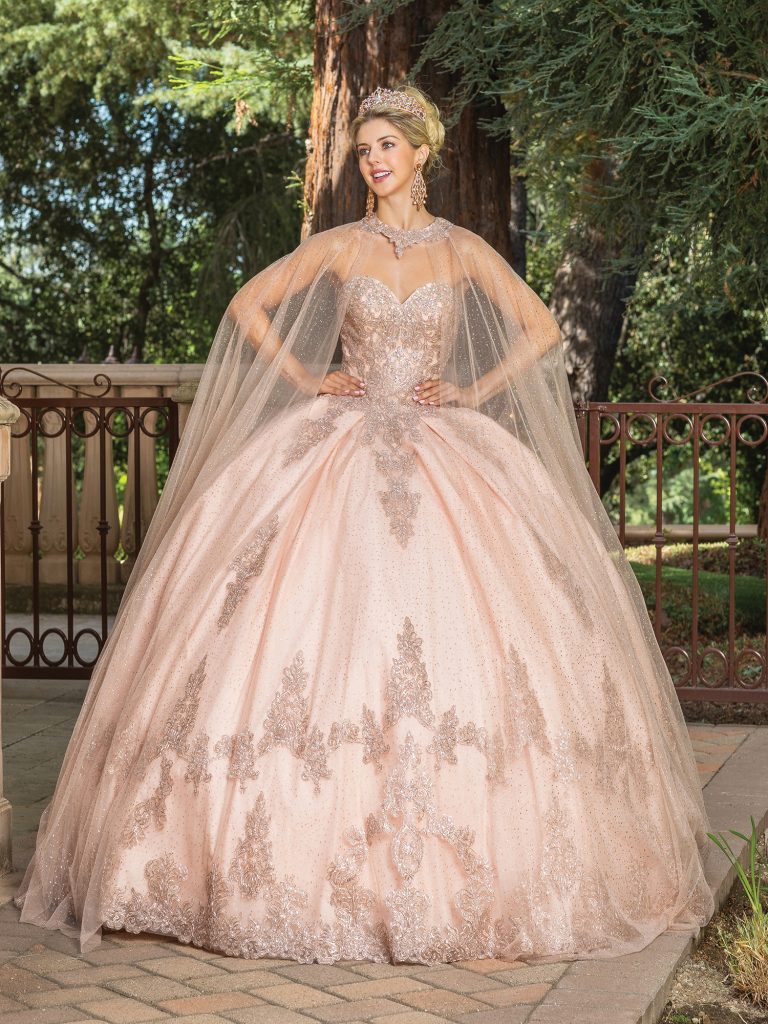 rose gold color quinceanera dresses Rose Gold Quinceanera Dress 1628 Rose Gold / XSmall