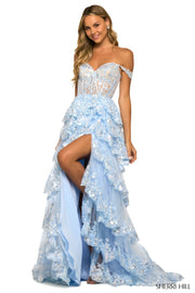 Sherri Hill Prom Grad Evening Dress 55500A 000-4-Gemini Bridal Prom Tuxedo Centre
