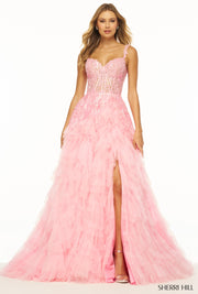 Sherri Hill Prom Grad Evening Dress 56070-Gemini Bridal Prom Tuxedo Centre