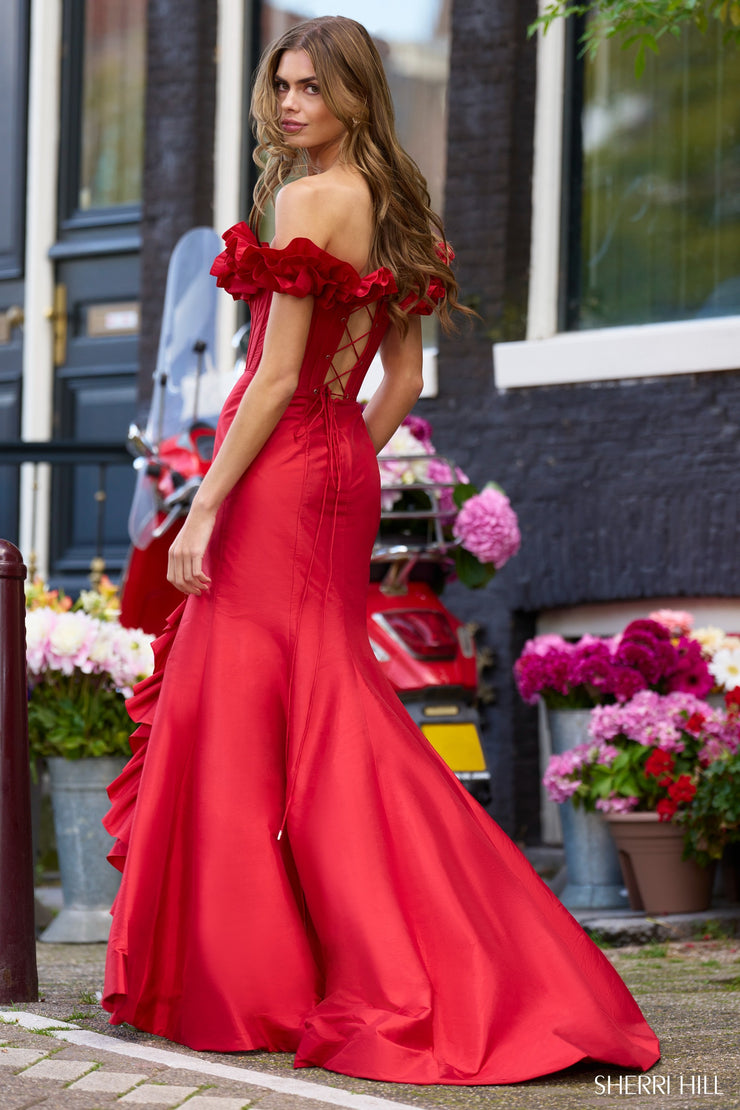 Sherri Hill Prom Grad Evening Dress 56240-Gemini Bridal Prom Tuxedo Centre