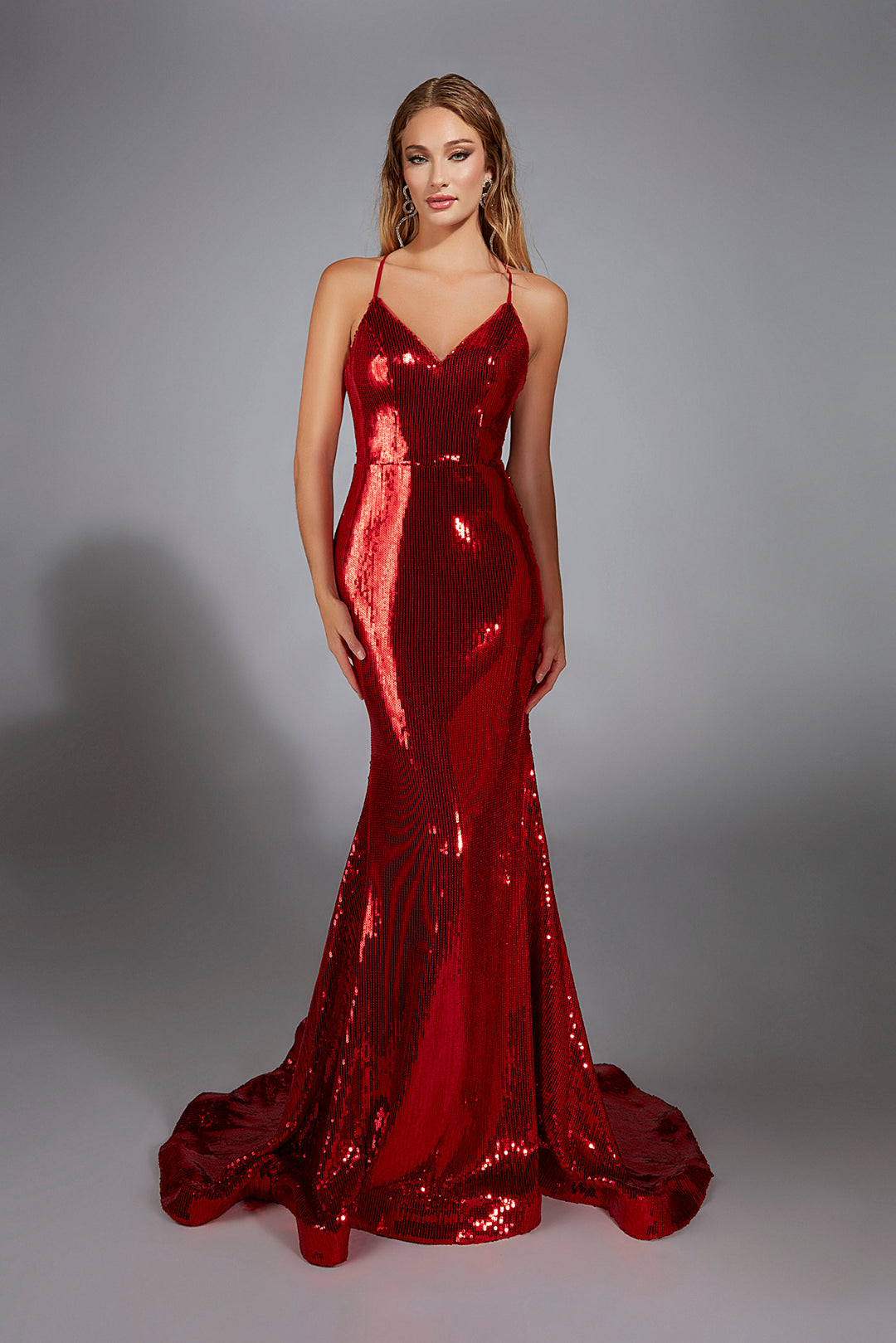 alyce paris red prom dress Alyce Prom 61139