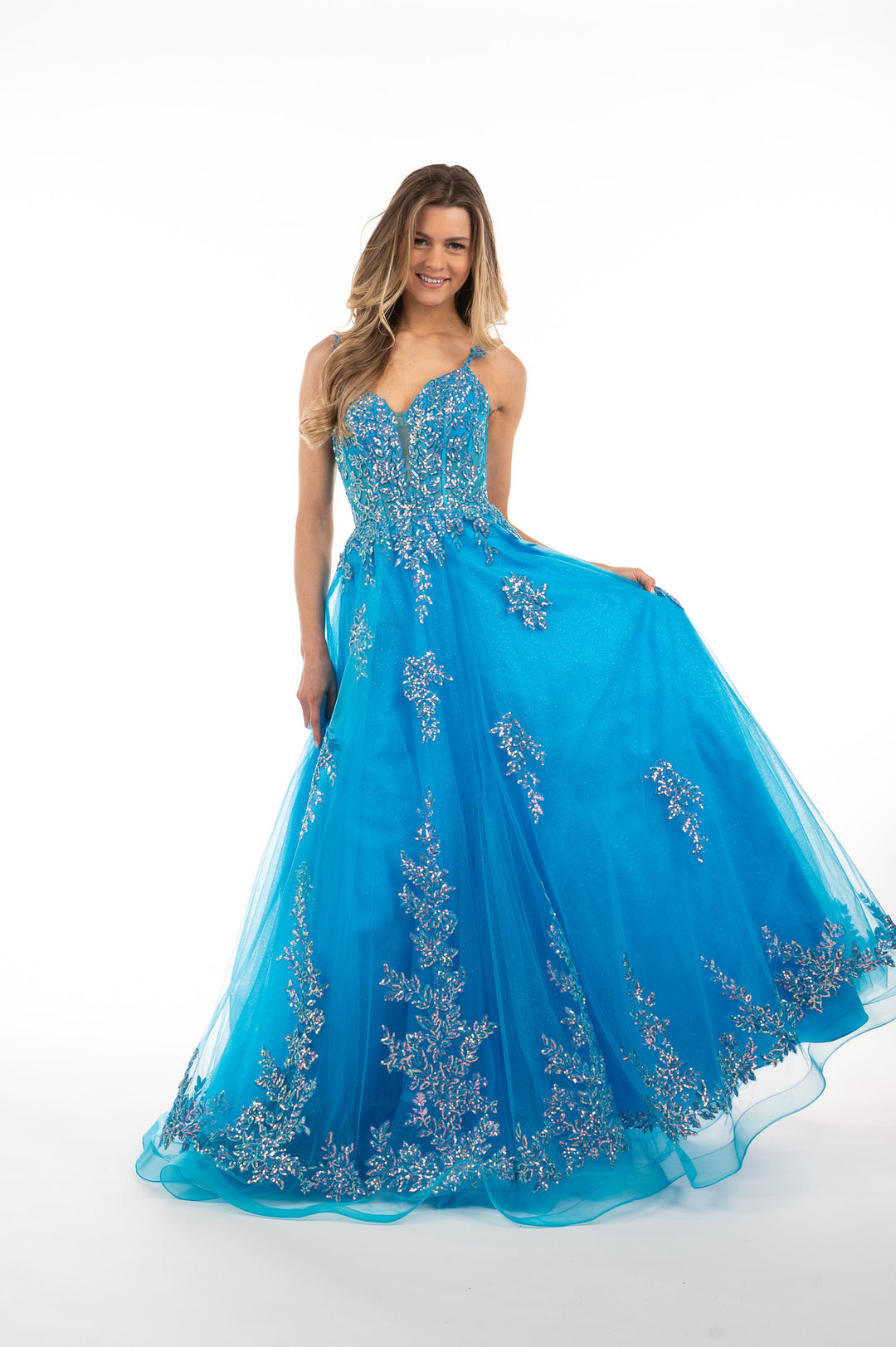 Azure Prom A10008 – Gemini Bridal