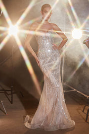Ladivine CC6018 - Prom Dress-Gemini Bridal Prom Tuxedo Centre