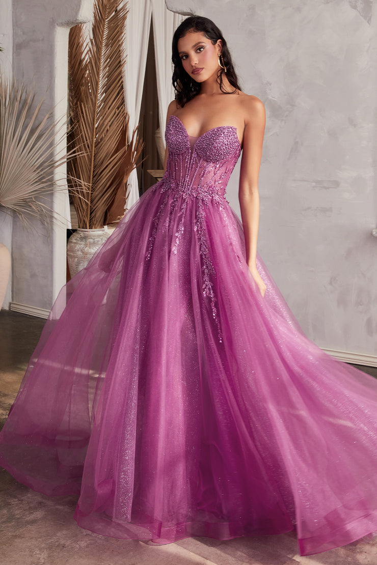 Ladivine CD0230 - Prom Dress-Gemini Bridal Prom Tuxedo Centre