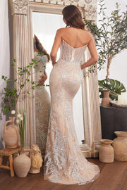 Ladivine CD847 - Prom Dress-Gemini Bridal Prom Tuxedo Centre