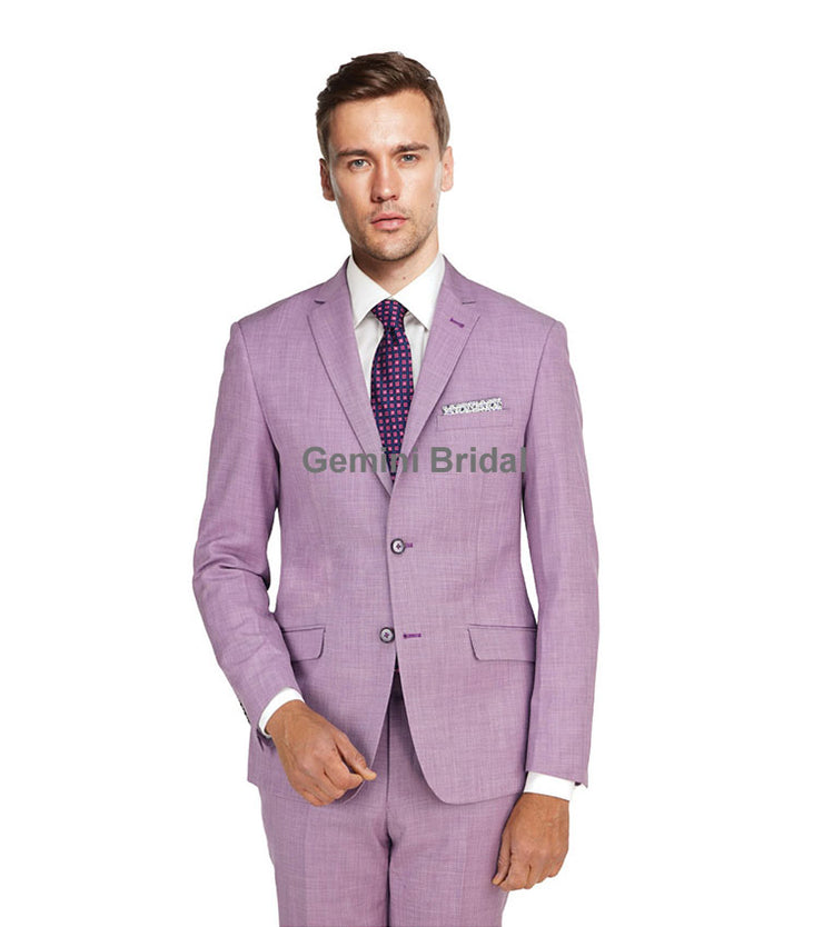 Slim Rose Color Suit Blazer/Pant-Gemini Bridal Prom Tuxedo Centre