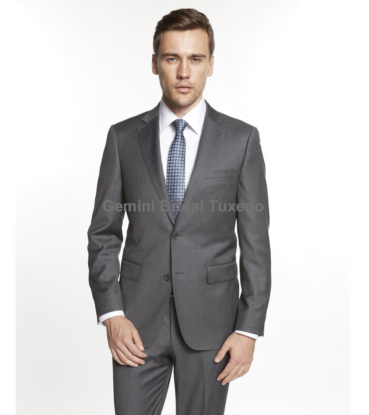 Modern Charcoal Suit Blazer/Pant-Gemini Bridal Prom Tuxedo Centre