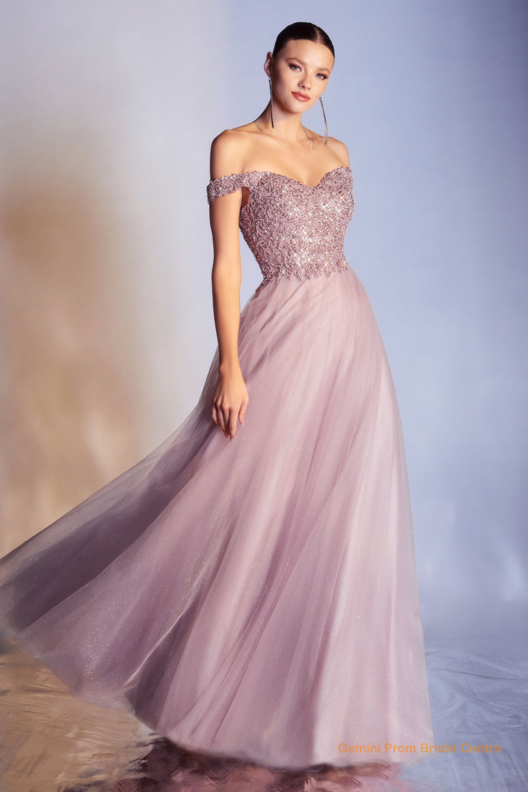 Ladivine CD0177 - Prom Dress-Gemini Bridal Prom Tuxedo Centre