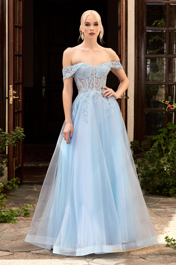 Ladivine CD961 - Prom Dress-Gemini Bridal Prom Tuxedo Centre
