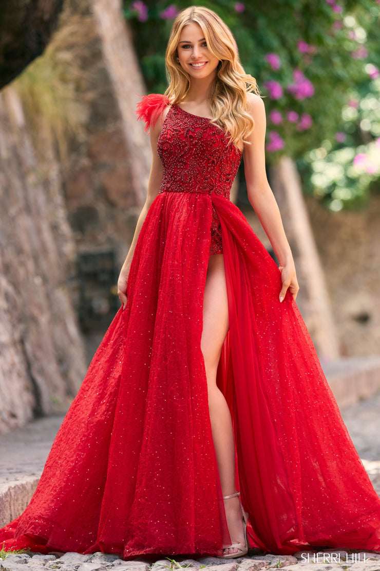 Sherri Hill Prom Grad Evening Dress 55278-Gemini Bridal Prom Tuxedo Centre