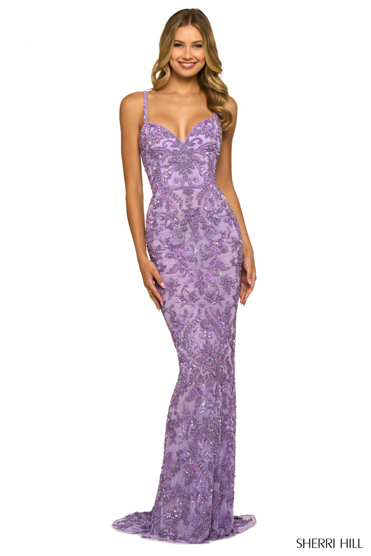 Sherri Hill Prom Grad Evening Dress 55452-Gemini Bridal Prom Tuxedo Centre