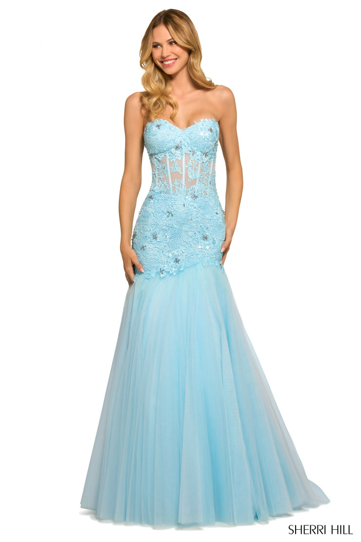 Sherri Hill Prom Grad Evening Dress 55488-Gemini Bridal Prom Tuxedo Centre