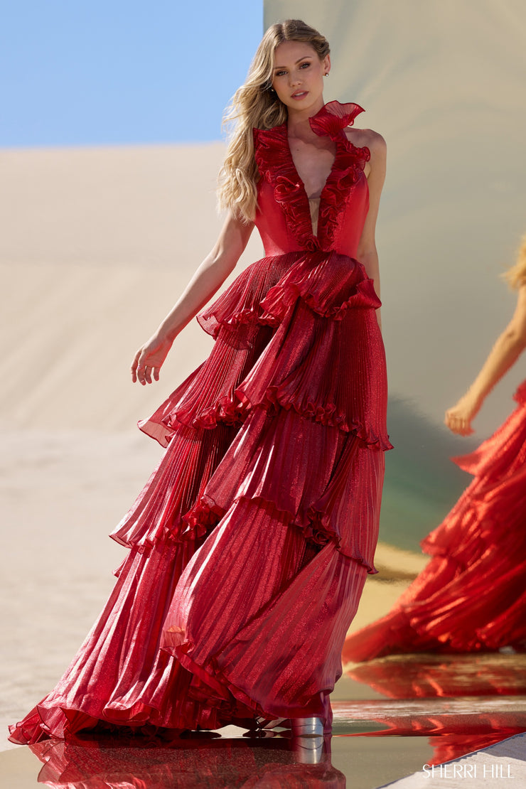 Sherri Hill Prom Dress 56801A 000-6-Gemini Bridal Prom Tuxedo Centre