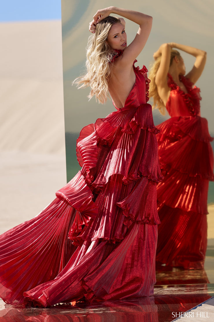 Sherri Hill Prom Dress 56801A 000-6-Gemini Bridal Prom Tuxedo Centre