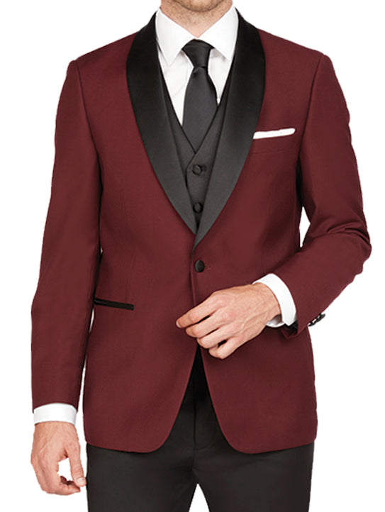 Burgundy tux for wedding | Honestweddingadvice.com
