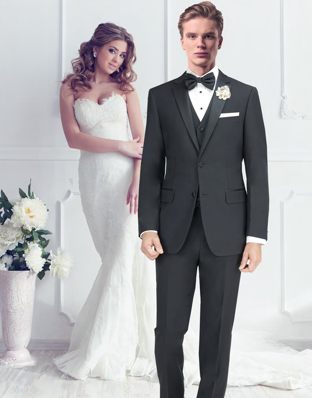 USA製　LENOX TUXEDO 21cmプレート5枚　レノックス　タキシード TUXEDO BRIDAL PACKAGE 102365 – Gemini Bridal