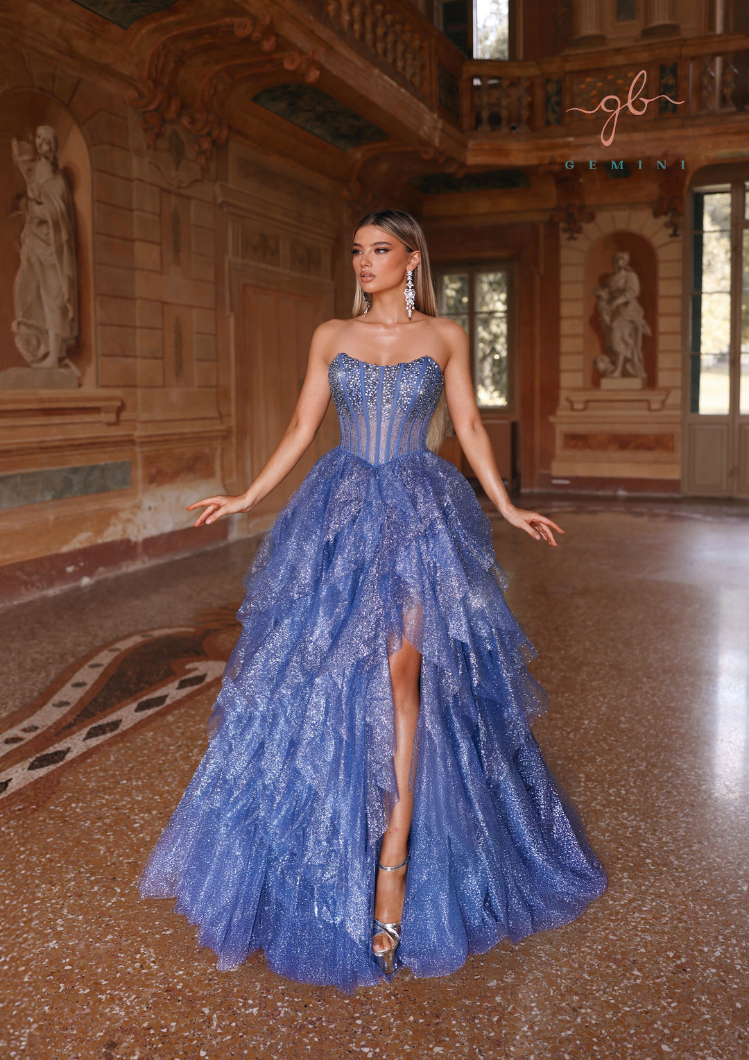 ★新品★LE’RURE Gradation baloon hem dress Prom Evening Dress 61762 – Gemini Bridal