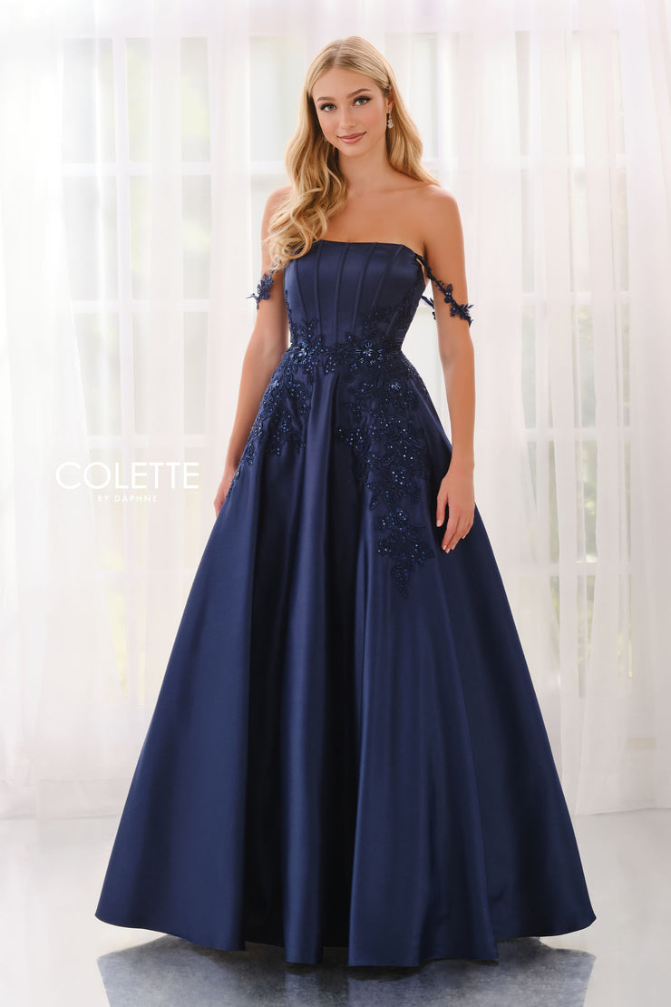 colette prom dresses Dress CL6151 – Gemini Bridal janelle james boutique Formal Dresses Little Black Dress for Color:Washed Black