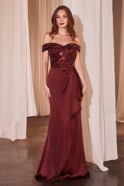 Ladivine Prom Dress CR877-Gemini Bridal Prom Tuxedo Centre