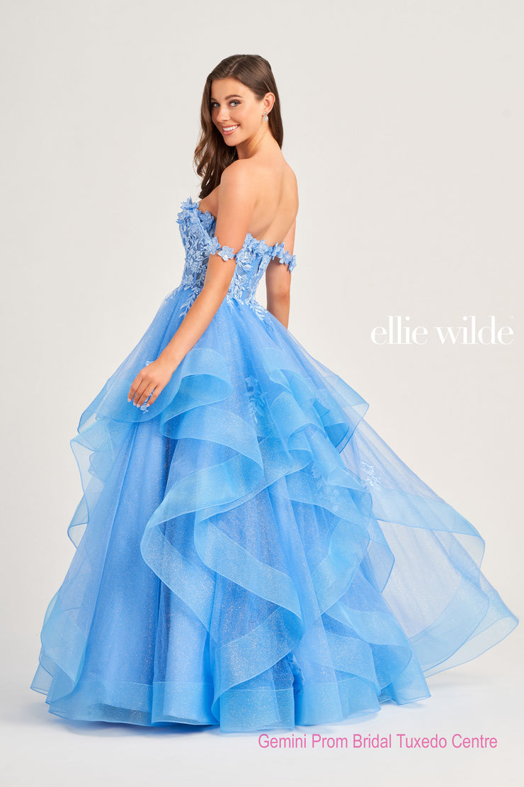 Ellie Wilde Prom Dress EW35084B 14-24-Gemini Bridal Prom Tuxedo Centre