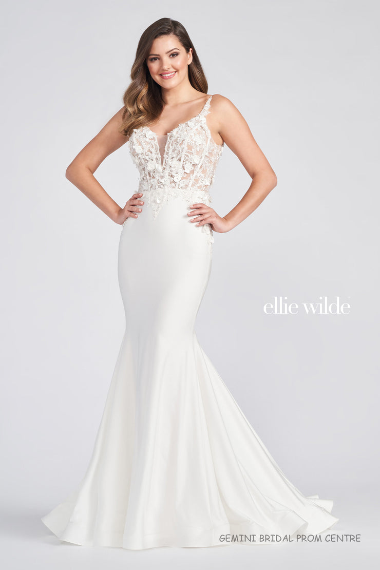 Ellie Wilde EW122041W-Gemini Bridal Prom Tuxedo Centre