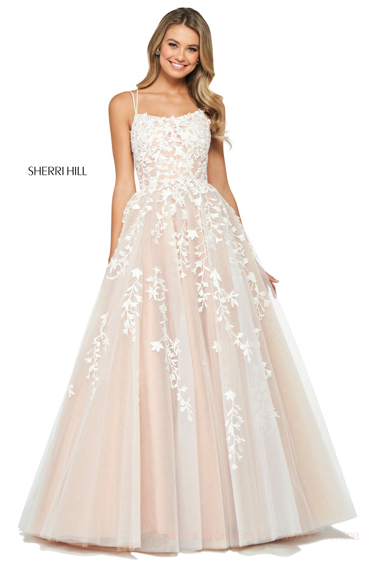 Sherri Hill Prom Grad Evening Dress 53116A 000-6-Gemini Bridal Prom Tuxedo Centre