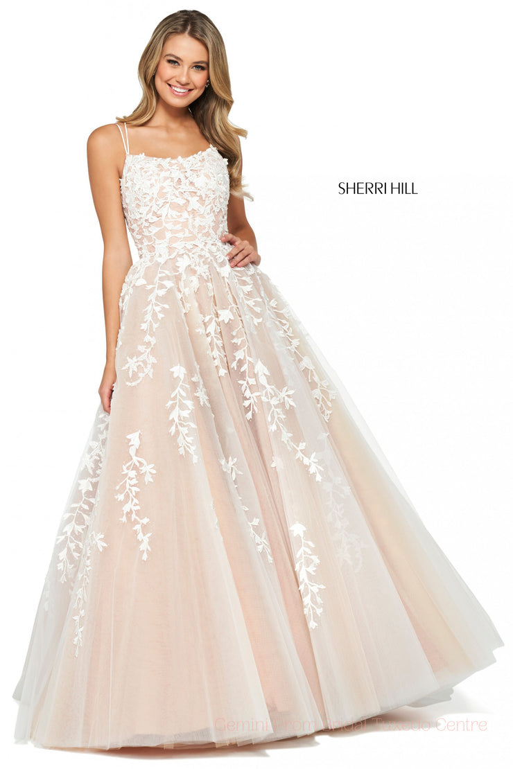 Sherri Hill Prom Grad Evening Dress 53116B 8-18-Gemini Bridal Prom Tuxedo Centre