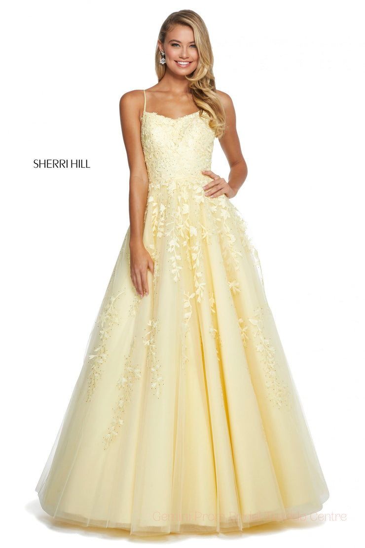 Sherri Hill Prom Grad Evening Dress 53116A 000-6-Gemini Bridal Prom Tuxedo Centre