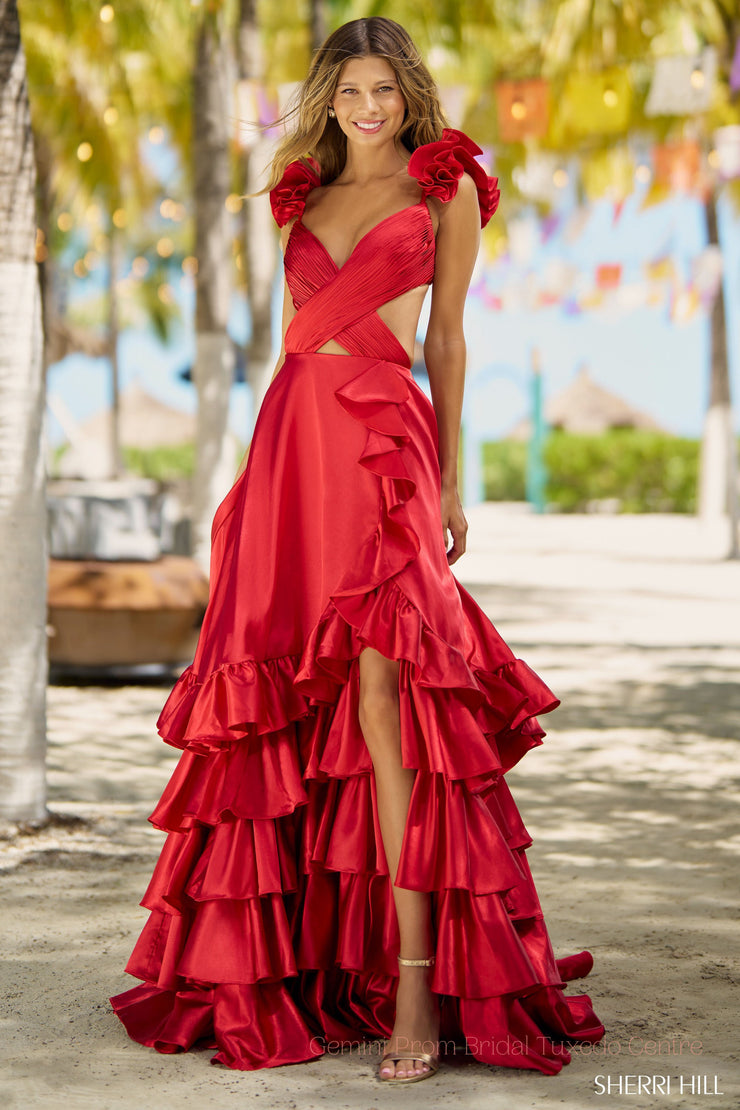 Sherri Hill Prom Grad Evening Dress 56057B 10-14-Gemini Bridal Prom Tuxedo Centre