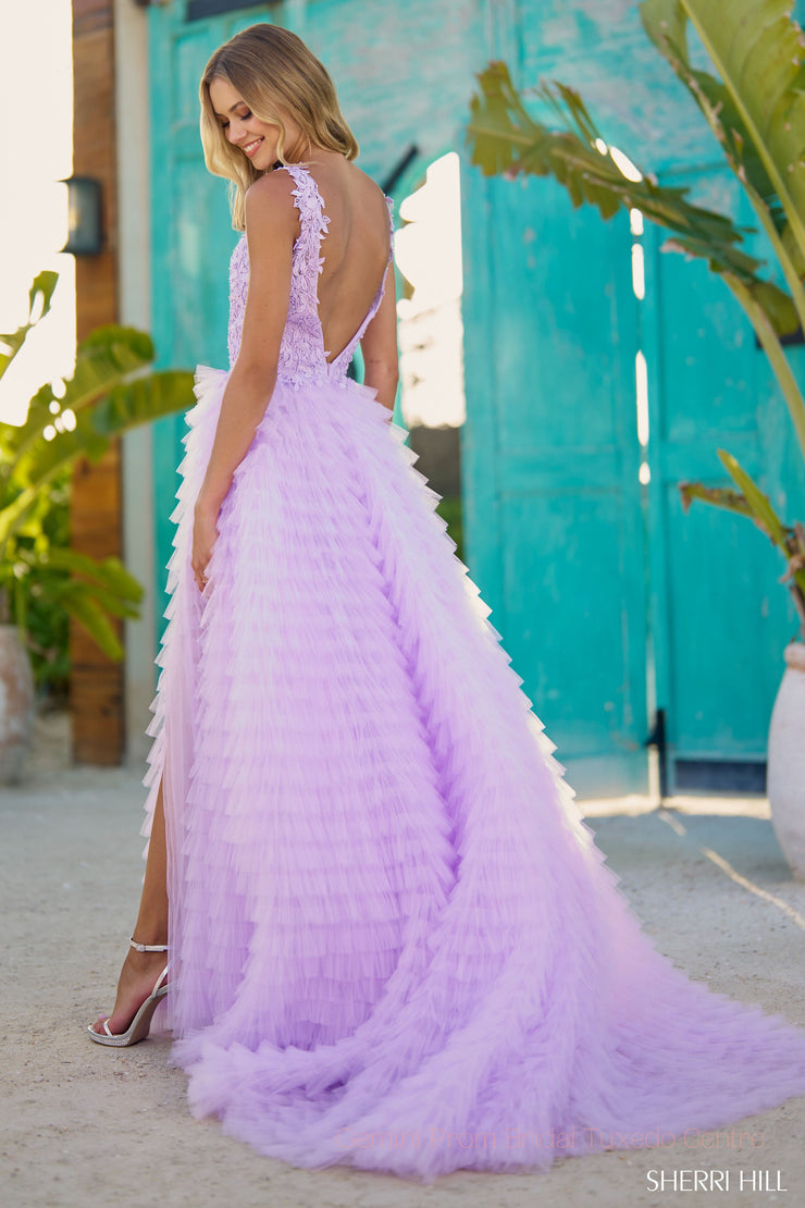 Sherri Hill Prom Grad Evening Dress 56086-Gemini Bridal Prom Tuxedo Centre