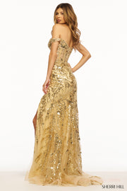 Sherri Hill Prom Grad Evening Dress 56101A 000-8-Gemini Bridal Prom Tuxedo Centre
