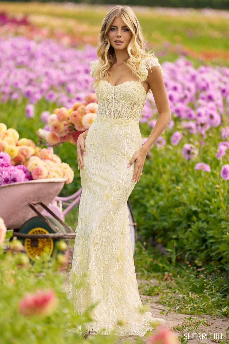 Sherri Hill Prom Grad Evening Dress 56209B 12-26-Gemini Bridal Prom Tuxedo Centre