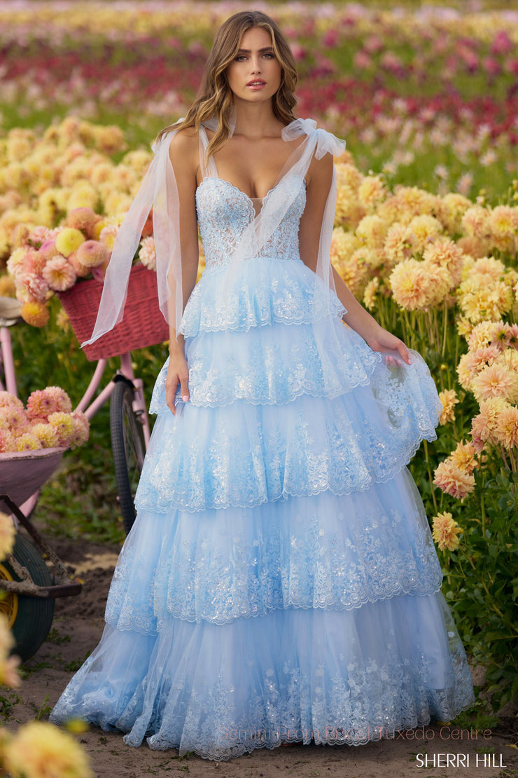 Sherri Hill Prom Grad Evening Dress 56260-Gemini Bridal Prom Tuxedo Centre