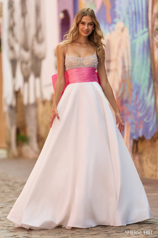 Sherri Hill Prom Grad Evening Dress 55595-Gemini Bridal Prom Tuxedo Centre
