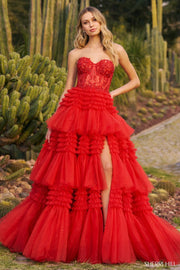 Sherri Hill Prom Grad Evening Dress 55682-B-Gemini Bridal Prom Tuxedo Centre