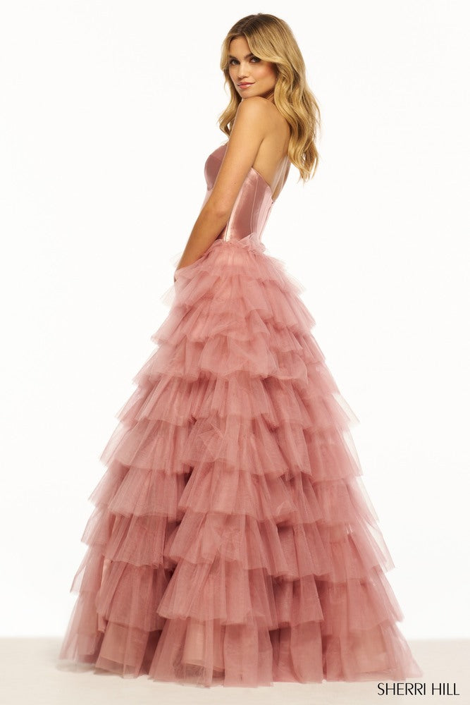 Sherri Hill Prom Grad Evening Dress 55928-Gemini Bridal Prom Tuxedo Centre