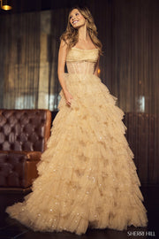 Sherri Hill Prom Grad Evening Dress 55950-Gemini Bridal Prom Tuxedo Centre