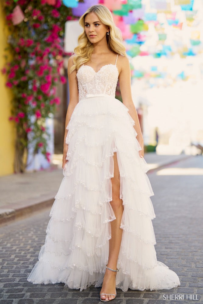 Sherri Hill Prom Grad Evening Dress 55972-Gemini Bridal Prom Tuxedo Centre