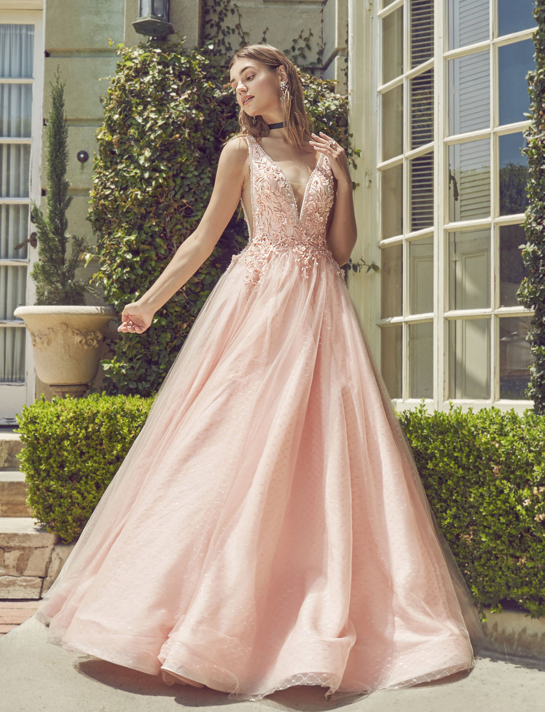 【新品】acca パラディーゾ PARADISO pink beige Andrea & Leo Couture A0696 – Gemini Bridal