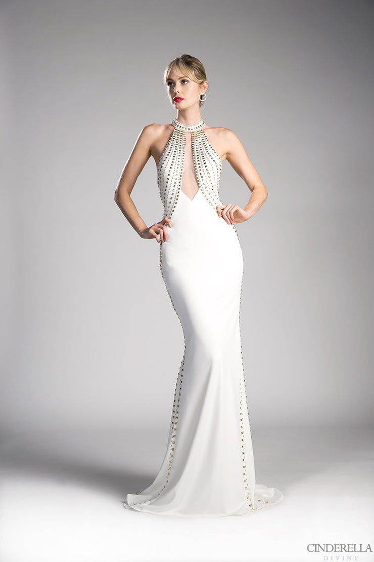 Ladivine CE0012 - Prom Dress-Gemini Bridal Prom Tuxedo Centre