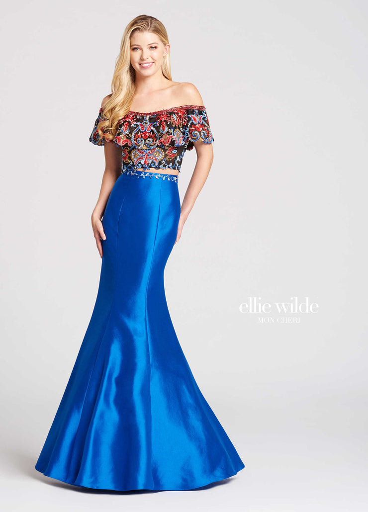 ELLIE WILDE EW118025-Gemini Bridal Prom Tuxedo Centre