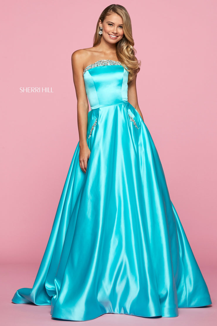Sherri Hill Prom Grad Evening Dress 53320B-Gemini Bridal Prom Tuxedo Centre
