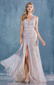 Andrea & Leo Couture A0817-Gemini Bridal Prom Tuxedo Centre