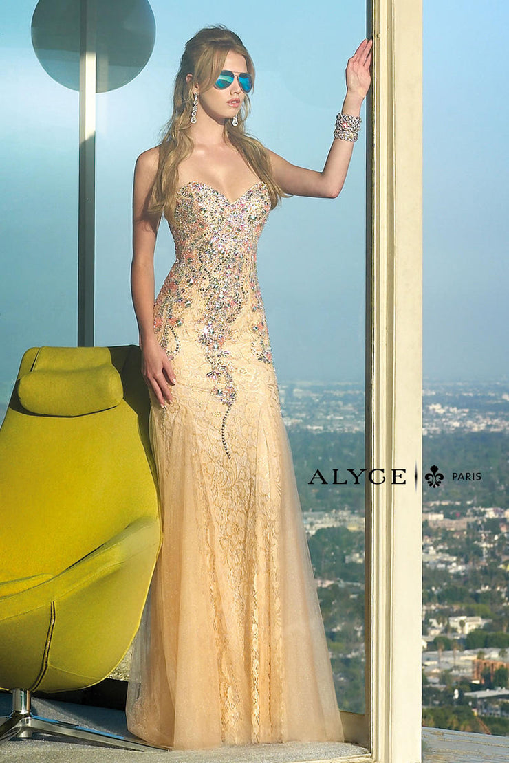 ALYCE PARIS 6390-Gemini Bridal Prom Tuxedo Centre