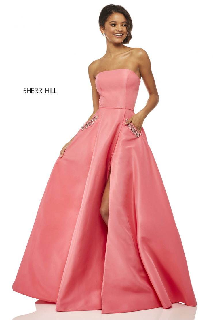 Sherri Hill Prom Grad Evening Dress 52871-Gemini Bridal Prom Tuxedo Centre