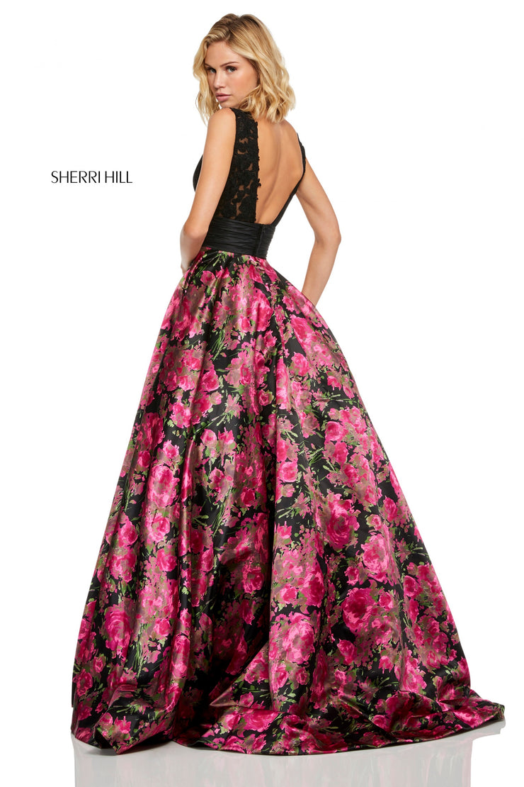 Sherri Hill Prom Grad Evening Dress 52861-Gemini Bridal Prom Tuxedo Centre