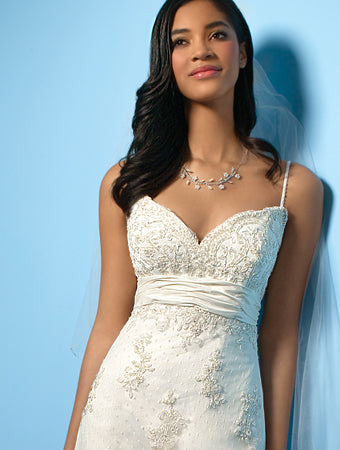 alfred angelo blue wedding dress Alfred Angelo 1187