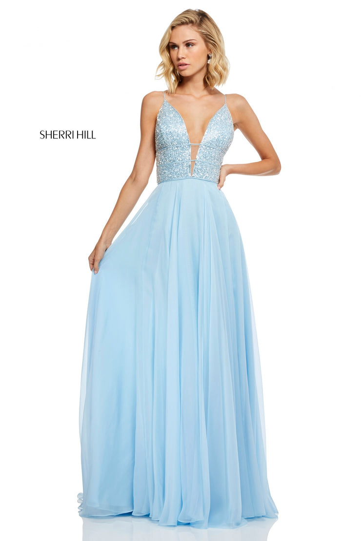 Sherri Hill Prom Grad Evening Dress 52589-Gemini Bridal Prom Tuxedo Centre