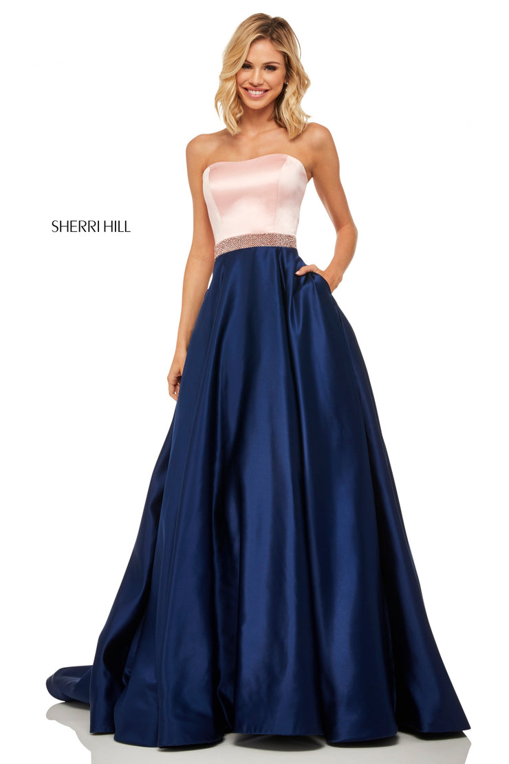 Sherri Hill Prom Grad Evening Dress 52776-Gemini Bridal Prom Tuxedo Centre